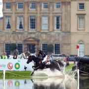 Vitali ridden by Tim Price of New Zealand during the cross country on day four of the Badminton Horse Trials 2024
